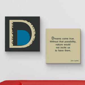 아트박스/꾸밈 cw237-빈티지알파벳희망명언_노프레임액자