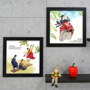 아트박스/꾸밈 cx416-한국의민속놀이_인테리어액자