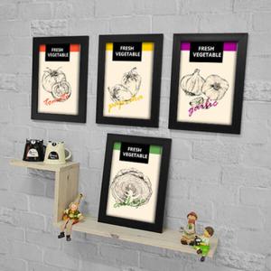 아트박스/꾸밈 cw338-채소스케치_액자세트