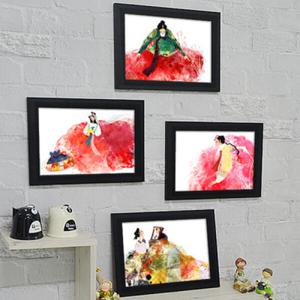 아트박스/꾸밈 iy483-아름다운여인_액자세트