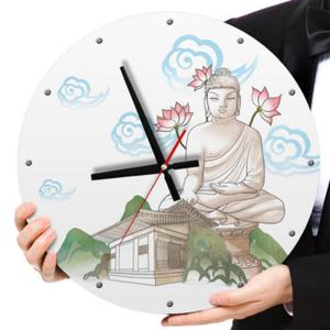 아트박스/꾸밈 cj617-석굴암본존불상_인테리어벽시계