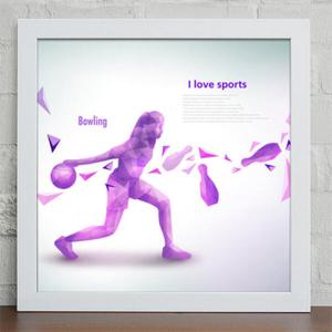 아트박스/꾸밈 cz098-생활스포츠40_02볼링골프_인테리어액자