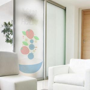 아트박스/꾸밈 ck858_m-무점착유리시트_건강한과일_유리문시트지