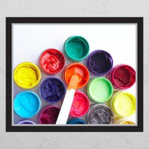 아트박스/꾸밈 cg645-포스터물감_창문그림액자