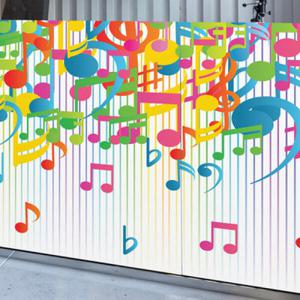 아트박스/꾸밈 cs110-뮤직페스티벌_가로형뮤럴시트_뮤럴시트지