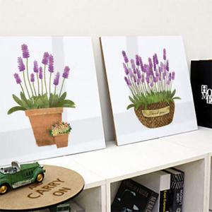 아트박스/꾸밈 ch853-아크릴액자_라벤더화분