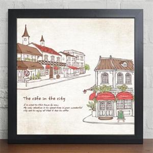 아트박스/꾸밈 ix052-커피향이흐르는유럽의카페거리