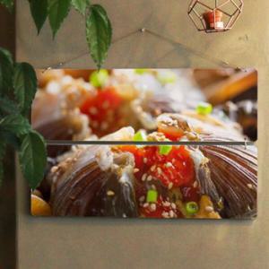 아트박스/꾸밈 nn893-멀티아크릴액자_알이꽉찬간장게장(2단대형)