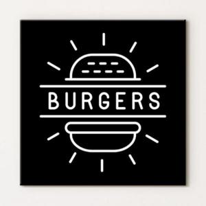 아트박스/꾸밈 cv036-패스트푸드_햄버거_노프레임