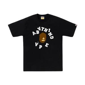 베이프 브로큰 컬리지 티셔츠 블랙 0ZXTEM110044K