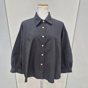 [나인스텝]금장모넷셔츠 N25NS5205 BK_YS