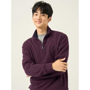 [빈폴멘] 클래식 니크라이트 하프집업 티셔츠  와인 (BC5941C21Z)