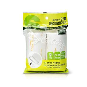 이지커팅 테이프클리너 중형 리필2p 롤크리너