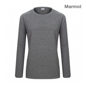 [마모트][ 마모트 ] 남성 심플 로고 기모 티셔츠 MA21WLW5M04_MG