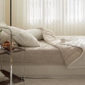 윈터호텔 양면 라이트 극세사 차렵이불(Q이불단품)