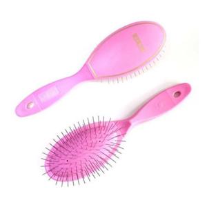 반려견빗 강아지빗 소프트 핀브러쉬 핑크 1P 장모견 브러쉬