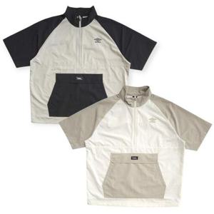 [엄브로] 2025 UQ321CWT71/썬샤워 스탠넥 반팔 아노락/LGR0(라이트그레이),SCW0(스위트콘)