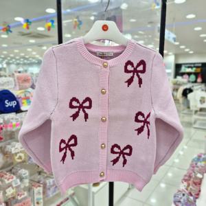 [래핑차일드]래핑차일드 (PU)리본 가디건 85A29-201-700_JJ