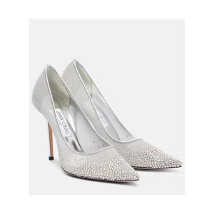 지미추 Love 100 크리스털 임벨리시드 펌프스 P01115892