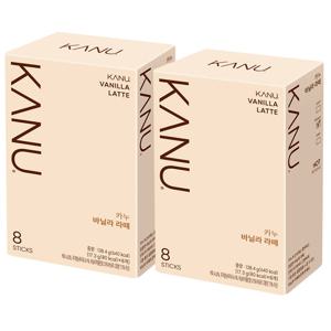 맥심 카누 바닐라 라떼 8T X 2개