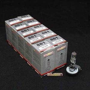 자동차전조등 자동차용 할로겐 전구 클리어 881 10개묶음 1개 국내제작 차량용전등 자동차전등 자동차 할로겐등 램프