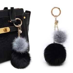 버블 폭스퍼 키링 백참 가방 악세사리 고리 AC070 스카프장식