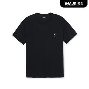 [MLB공식] 26SS 공용 베이직 컴포터블핏 반팔 티셔츠 PHI (Black) 3ATSB0163-10BKS