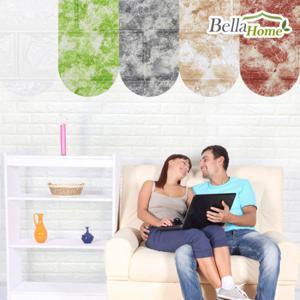 [벨라홈] 폼블럭 100x45cm 단열벽지 12p(CN6204)