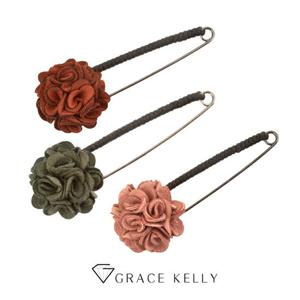 [그레이스켈리]로즈 부케 옷핀 브로치