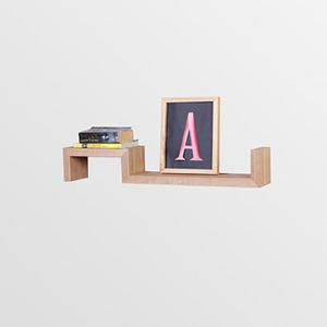 아트박스/크레디스 내츄럴 S자 롱사이즈 벽선반 800