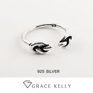 [그레이스켈리]더블꼬임 925 실버반지