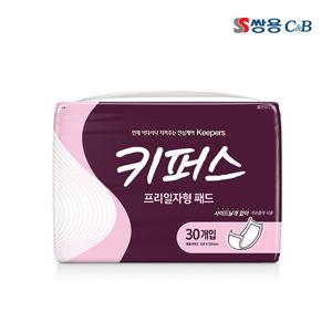 키퍼스 성인용기저귀 프리일자형 패드 30매