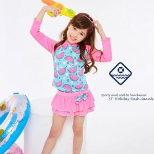 [에스티홀리데이]여아 레쉬가드세트_ST682워터맬론
