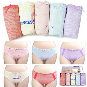 주니어면팬티 5매세트/학생선물/학생속옷