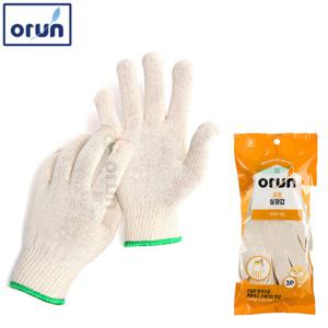 [오런]실장갑 3P_작업장갑/면장갑/목장갑