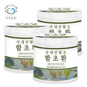 푸른들판 함초환 170gx3(통) 퉁퉁마디 함초줄기 환 / 환통사은품