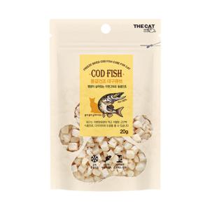 더캣 동결건조 대구큐브 20g