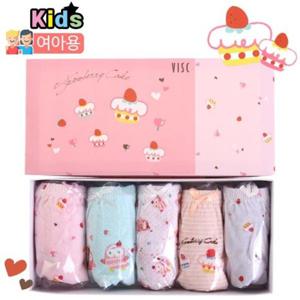 [아동팬티]  케익부엉이 SC504 여삼각 5매