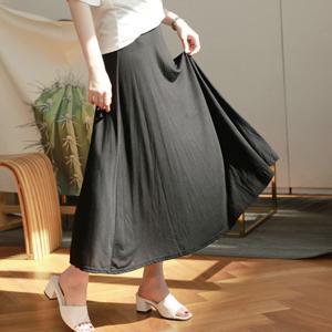 [웬디즈갤러리][한정]레이나 플레어 롱스커트 USK013