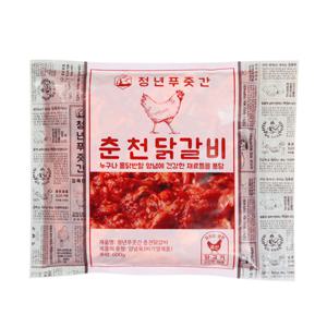[춘천닭갈비] 볶음용 양념 닭갈비 600g x 1 (춘천직송)