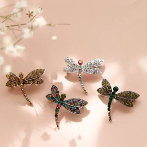 바이데이지 03Bh0229 스와로브스키 미니 잠자리브로치