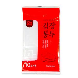 감동 김장봉투 중형2매 10포기용 55x80cm/김장비닐/비닐봉투