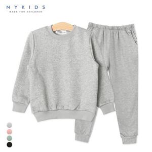 [NY KIDS]NY KIDS 무지 상하복세트 맨투맨(기모)