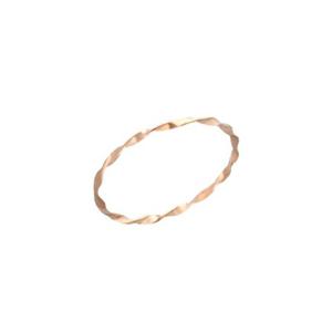 미니골드 14k 트위스트 라인 실반지 RRIM4216