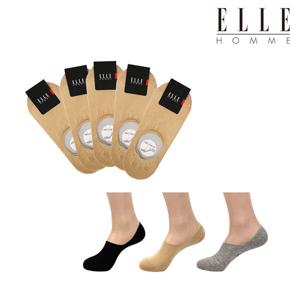[엘르(양말)]기획 남성 편직덧신 5족세트 EH40776A_5