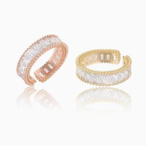 슈프림 큐빅 반지