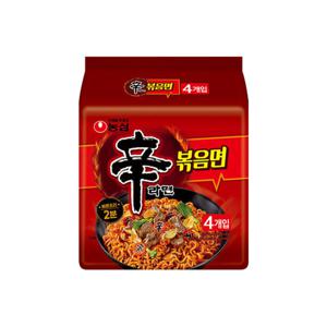 농심 신라면볶음면 멀티팩 131g x 4봉지 / 봉지라면