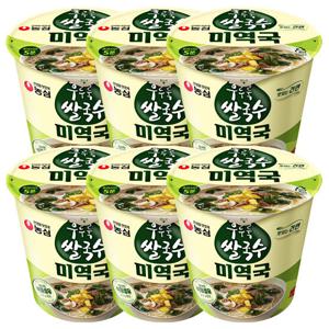 농심 후루룩 쌀국수 미역국 74g 6개