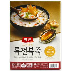 코스트코 양반 프리미엄 특전복죽 1690g (422.5g x 4팩)