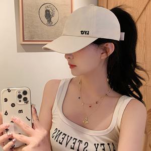 랑뷰 여름 캡모자 얼굴작아보이는 볼캡 올림머리 야구모자